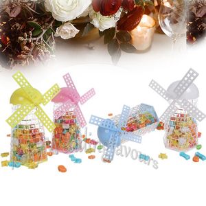 Mini moulins à vent, 12 pièces, boîte à bonbons, cadeaux pour réception-cadeau pour bébé, mariage, anniversaire, support de bonbons, réglage de Table de fête pour enfants, idées cadeaux