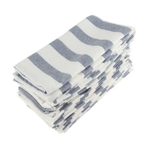 12 unids/set 45x45cm servilletas de tela cuadradas de lino y algodón mantel individual de 17 pulgadas mantel de comedor servilleta manteles individuales de tela para mesa