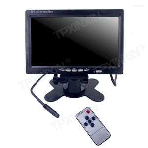 12V-24V 7 pouces TFT LCD couleur HD moniteur pour voiture CCTV vue arrière caméra de recul TPXINXIN Store