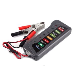 Ancel – testeur de batterie numérique de voiture 12V, alternateur 6 lumière LED pour voitures, outil de Diagnostic de testeur de batterie de voiture 12V