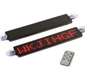 Señal LED de 12V para coche, Control remoto, información rodante programable, pantalla de tablero de visualización Led para taxi Uber, 7x41 píxeles, kit Diy 9943392