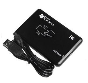 10 ensembles de bureau 13.56 MHz lecteur RFID capteur de proximité USB lecteur de carte à puce intelligent pour s50 s70 nfc213 aucun dispositif d'émission de lecteur USB pour le contrôle d'accès