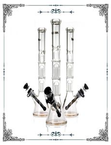 13 pulgadas Phoenix Glass 7MM Vaso Bong Duble 8 brazos Árbol Perc Bongs Hookahs Tuberías de agua 188mm Bongs de junta Tubo de vidrio Hookah 4540193