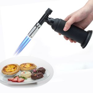 Encendedor de cocina profesional 1300C, encendedor de Metal Dab Jet, encendedor de butano, pistola de soldadura recargable a prueba de viento, herramienta de soplete de Chef para barbacoa