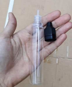 1300 Uds. Botellas con forma de bolígrafo para cigarrillos electrónicos, botellas de PET de 30ml con tapas a prueba de niños a prueba de manipulaciones para aceite esencial Eliquid Ejuice