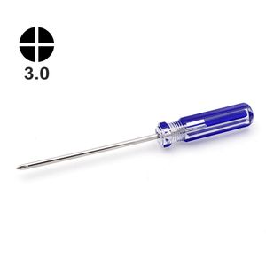 Destornillador de barra azul de 130mm 3,0 Phillips Corss Y Triwing Y0 Ph0 para consola de juegos de juguete DiY 360 herramienta de reparación herramientas de mano llave