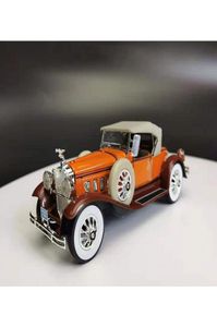 132 Simulación de coche de lujo americano 1930 Packard Retro modelo clásico Metal fundido a presión juguete aleación vehículo colección pantalla 2203293924055