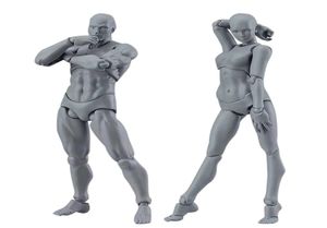 13 cm Figurine Jouets Artiste Mobile Mâle Femelle Figure commune PVC figures de corps Modèle Mannequin bjd Art Croquis Dessiner figurine 3D C5327757