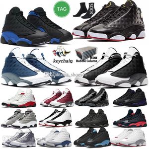 13s Hommes Chaussures de basket pour femmes 13 Black Flint Wheat Wolf Grey Playoffs Court Purple Lakers Brave French University Blue Bred Mens Womens Trainers Sports Sneakers