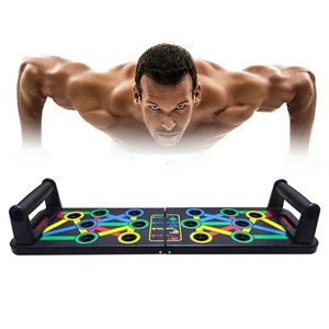 14 en 1 Push-Up Rack Board Training Sport Workout Fitness Gym Equipment Push Up Stand pour ABS Abdominal Muscle Building Exercise 2242b