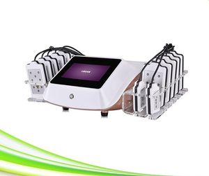 máquina de láser lipo reducción clínica del balneario del salón almohadillas LipoLaser adelgazamiento celulitis láser 14