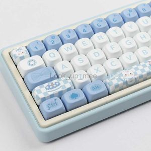 144 touches Alice Lapin MOA Profil Clé Cap MAC Carré Sublimation Thermique Mécanique Clavier Keycaps Clavier Accessoires HKD230808