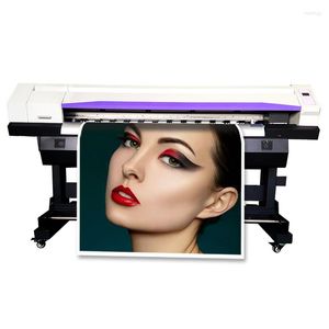 Plotter de gran formato de 1440 ppp, máquina de impresión de pancartas de vinilo Digital, impresora de carteles, solvente ecológico de inyección de tinta de 1,6 m