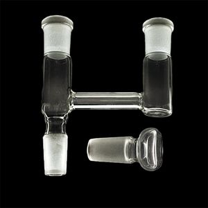 Cachimba de cristal de 14 y 18,8 mm clound buddy Y adaptador, enchufe tipo carbohidrato conector macho a hembra
