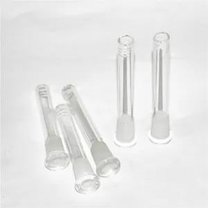 Difusor de 14 mm Bong Downstem Hookah Glass Down Stem Slider transparente Accesorios para fumar al por mayor para Beaker Bong Straight Tube Water Pipes