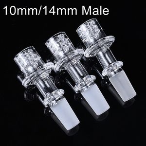 Nudo de diamante Cuarzo Enail Banger Cuarzo Bangers Accesorios para fumar uñas 10 mm 14 mm Uñas conjuntas masculinas para aceite Dab Rig