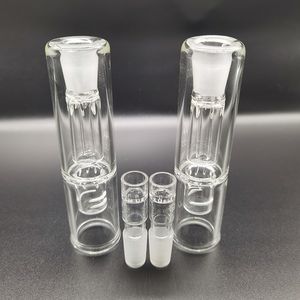 14mm Glass Bongs Water Bubbler Hookah Boquilla Vástago con adaptador para Solo Air Dry Herb Vaporizer Pen Hydrotube Bubblers