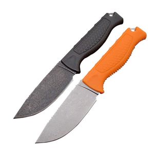 Couteau de chasse avec manche en Fiber de verre et Nylon, pour le Camping, lame fixe avec gaine, 15006