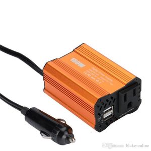 150W Car Power Inverter Dual USB 3.1A 12V à 100V Adaptateur de chargeur de voitures