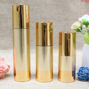 15 ml 30 ml 50 ml or de qualité supérieure bouteille sous vide sans air contenants cosmétiques vides emballage pour maquillage liquide 10 pcs / lotgoods Godgp