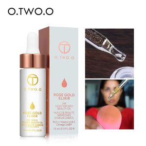 15ml Rose Gold Foil Primer Serum Foundation Primers Beauté-Huile Maquillage Réparation Sérums Essence Beauté Soins de la peau Couleur Maquillage Visage Cosmétique Articles de toilette ZL0888