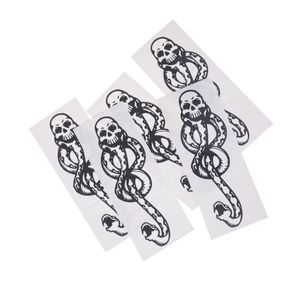 15pcs Death Maters Dark Mark Make Up Tattoos Autocollants Cosplay Accessoires et Dancing Party Dance Arm Art Temporaire Tatoo 240418