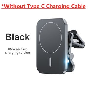 15W Magnetic Wireless Chargers Car Air Vent Stand Phone Holder Mini QI Fast Charging Station For iPhone 12 13 14 Pro Max macsafe