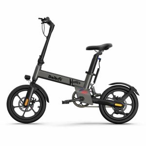 Mini bicicleta eléctrica de 16 pulgadas para adultos 36V 350W Bicicleta eléctrica plegable Aleación de aluminio impermeable Aplicación Ebike Batería extraíble