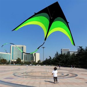 160cm High Quality Primary Stunt Kite Kit with Wheel Line Large Delta Kite Tail Outdoor Toy Kites for Kids Adult Sport Toy Gifts 220621