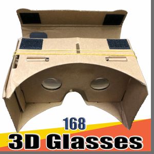 Modelos 3D gratuitos Gafas 3D Gafas VR DIY Google Cardboard Teléfono móvil Realidad virtual Kit de herramientas VR de cartón no oficial Gafas 3D CCA1785 B-XY