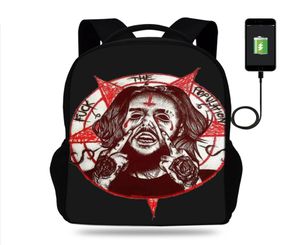 17inch SuicideBoys FTP ordinateur portable sac à dos USB Charge Mens Bags Womens Backpack for Teenagers Girls Designer School Sac Mochila Travel4915780