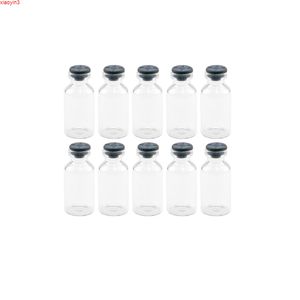 18 * 40 * 7mm 5 ml flacons en verre bouteilles avec bouchon en silicone mini pots injection caoutchouc liquide étanche 100pcs haute qualité