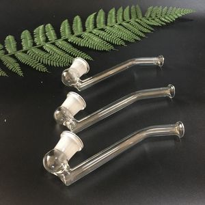 Accesorios de boquilla de adaptador de arco hembra de ángulo de gancho J hookah de vidrio de 18,8mm