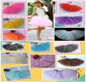 18 colores de alta calidad Candy Color Kids Adult Tutu Falda Danza Danza Danza Tutú Vestido Ballet Falda Niños Pettiskirt Clothing2890403