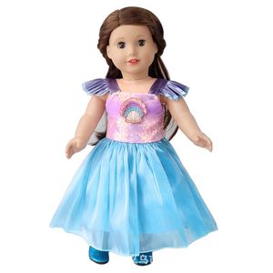 Jupe de poupée de 18 pouces faite pour les robes de poupée américaines adaptées aux accessoires de maison de poupée bricolage
