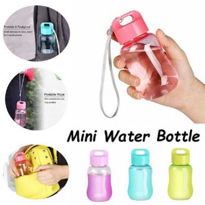 Botellas de agua de 180 ml, Mini portátiles de plástico bonitos para niños, vasos para la escuela al aire libre