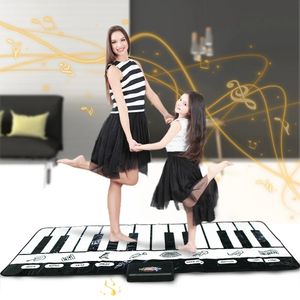 180x72 cm Tamaño grande Bebé Musical Piano Mat Teclado con 8 modos de instrumentos Juego Alfombra Montessori Juguetes para niños Niños 240112