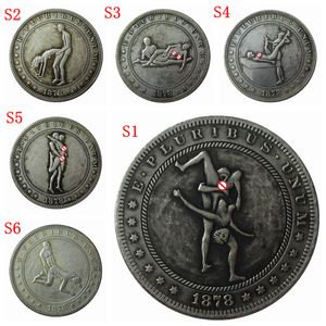 1878-CC sexy Hobo Coins USA Morgan Dollar Hand Carved Crafts Copy Coins Metal Crafts Special Gifts