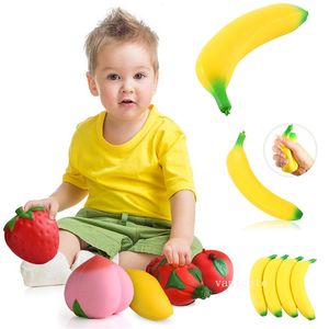 Jouet de décompression à rebond super lent de 18cm, Simulation de fruits et de banane, nouveauté pour enfants, ToysLT380