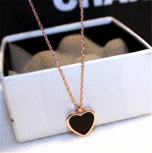 18K Rose Or Coeur Pendentif Réel 925 En Argent Sterling Charme Partie De Mariage Pendentifs Collier Pour Les Femmes De Mariée Fine Bijoux Cadeau