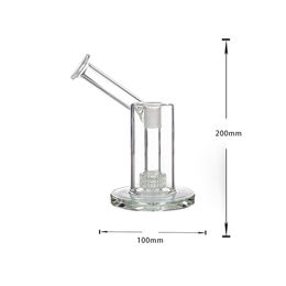 18mm 14mm FeMale Mobius Matrix Perc Verre épais Sidecar Bubbler Percolator Bong à eau