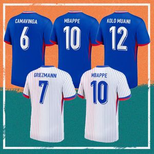 24/25 French MBAPPE Soccer Jersey 2024 GRIEZMANN GIROUD PAVARD TCHOUAMENI CAMAVINGA COMAN Men shirt SALIBA DEMBELE FOFANA KONATE KOLO MUANI Football uniform