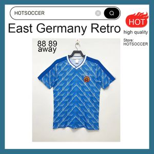 1988 1989 DDR Oberliga camiseta de fútbol retro 88 90 EAST gerMan Stubner Kirsten Sammer Andreas Thom Thomas Doll fútbol clásico vintage Camiseta de manga larga corta