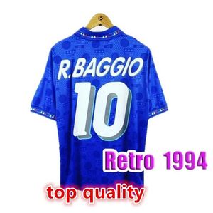 1994 Version rétro Italie Soccer Jersey 94 Accueil MALDINI BARESI Roberto Baggio ZOLA CONTE Maillot de football Uniformes de football de l'équipe nationale à l'extérieur66