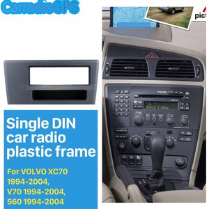 1Din autoradio Fascia pour 1994-2000 2002 2003 2004 Volvo XC70 V70 S60 DVD GPS cadre décoratif Kit d’outils pour habillage adaptateur qualité supérieure