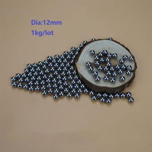 1 kg / lote sobre 140 piezas Bola de acero Diámetro 12 mm Bolas de acero con alto contenido de carbono con precisión G100219s