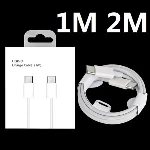 1M 2M 20W PD Câbles C à C Type c USB C Câble Ligne Câble Chargeur de Données Fil Pour iphone Samsung Andorid câble de téléphone Avec Retail Box