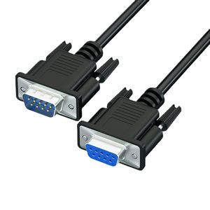 1M DB9 9 broches RS232 Rs232 Câble d'extension mâle à la femelle 9pin convertisseur PC transfert des connecteurs de câble de série étendant le fil pour l'ordinateur