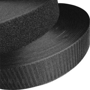 1Meter / Paire 16-150 mm Black White Finner Tape Crochet Adhesive Hook and Loop Tape pas de colle de couture ACCESSOIRES ACCESSOIRES Magic