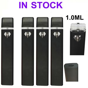 1 ml stylo vape jetable 280 mah batterie rechargeable e-cigarette pod mis à jour bobines de céramique dispositifs d'huile épaisse stylos vaporisateur personnaliser logo 100 pcs / lot vide D7